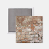 Ziegelmauer Magnet (Vorderseite/Rückseite)