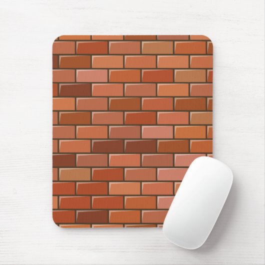 Ziegelmauer Mousepad (Mit Mouse)