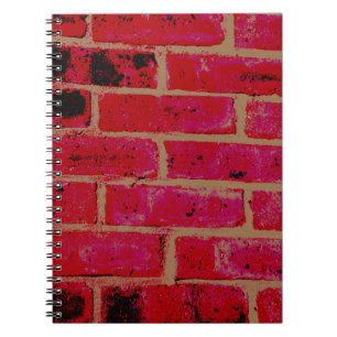 Ziegelmauer Notizblock