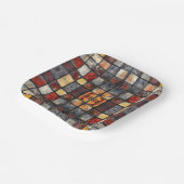 Ziegelmauer Pappteller (Gewinkelt)