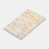 Ziegelmauer Post-it Klebezettel (angewinkelt)