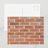 Ziegelmauer Postkarte (Vorne/Hinten)