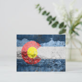 Ziegelmauer Postkarte (Stehend Vorderseite)