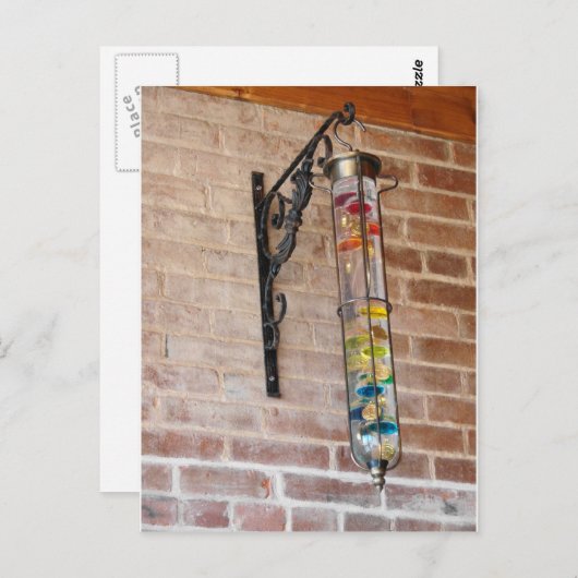 Ziegelmauer Postkarte (Vorne/Hinten)