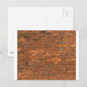 Ziegelmauer Postkarte (Vorne/Hinten)