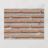 Ziegelmauer Postkarte (Vorderseite)