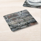 Ziegelmauer Rechteckiger Pappuntersetzer (angewinkelt)