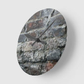 Ziegelmauer Runde Wanduhr (Winkel)