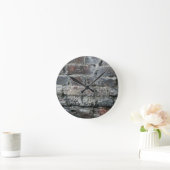 Ziegelmauer Runde Wanduhr (Zuhause)