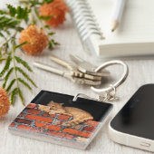 Ziegelmauer Schlüsselanhänger (Vorderseite rechts)