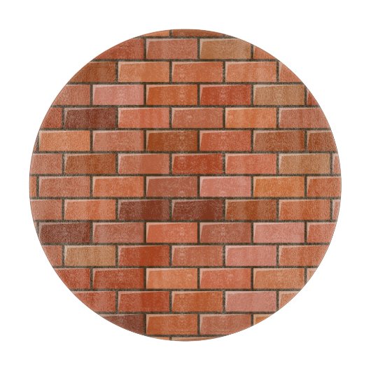 Ziegelmauer Schneidebrett (Vorderseite)