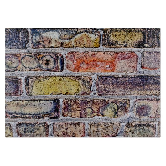 Ziegelmauer Schneidebrett (Vorderseite)