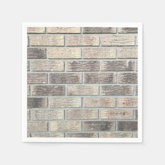 Ziegelmauer Serviette (Vorderseite)
