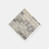 Ziegelmauer Serviette (Ecke)