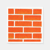 Ziegelmauer Serviette (Vorderseite)