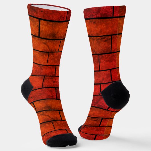 Ziegelmauer Socken (Gewinkelt)