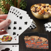 Ziegelmauer Spielkarten (In Situ)