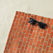 Ziegelmauer Strandtuch (Beispiel)