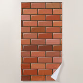 Ziegelmauer Strandtuch (Vorderseite)