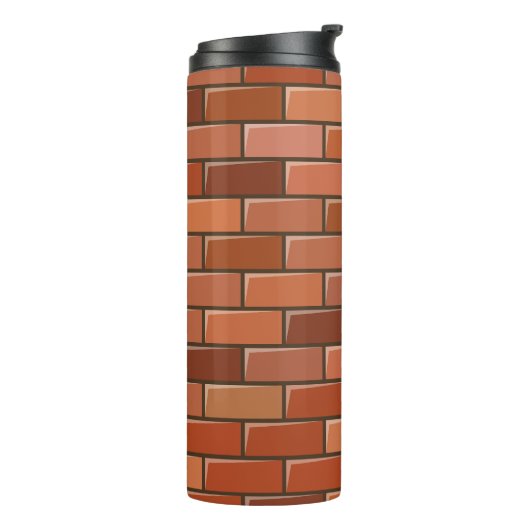 Ziegelmauer Thermosbecher (Nach links gedreht)