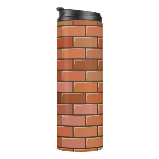 Ziegelmauer Thermosbecher (Nach rechts gedreht)