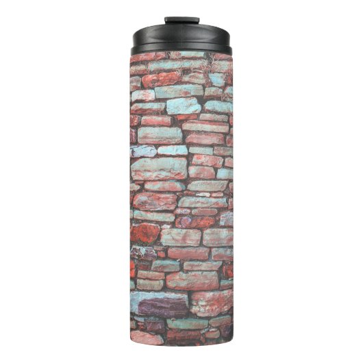 Ziegelmauer Thermosbecher (Vorderseite)