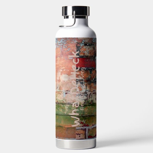 Ziegelmauer Trinkflasche (Rechts)