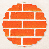 Ziegelmauer Untersetzer (Vorderseite)