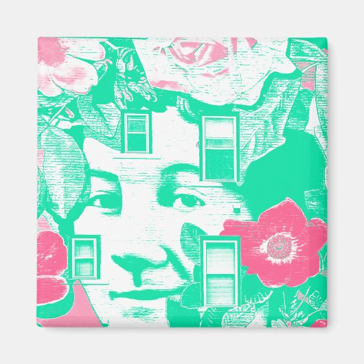 Ziegelmauermauer Magnet (Vorne)