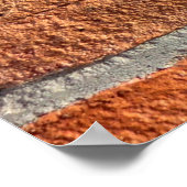 Ziegelmauerwerk Poster (Ecke)