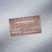 Ziegelmauerwerk Thema Custom Dual Contact Number Magnetische Visitenkarte (Beispiel)