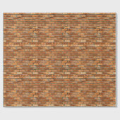 Ziegelmuster-Abpackpapier Geschenkpapier (Flach)