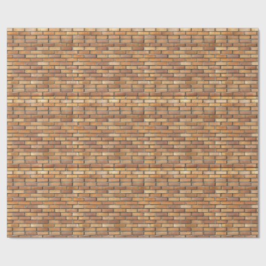 Ziegelmuster-Abpackpapier Geschenkpapier (Flach)