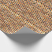 Ziegelmuster-Abpackpapier Geschenkpapier (Ecke)