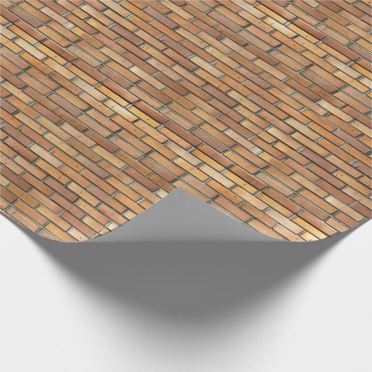 Ziegelmuster-Abpackpapier Geschenkpapier (Ecke)