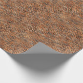 Ziegelmuster-Abpackpapier Geschenkpapier (Ecke)