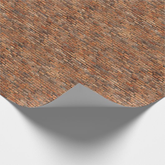Ziegelmuster-Abpackpapier Geschenkpapier (Ecke)
