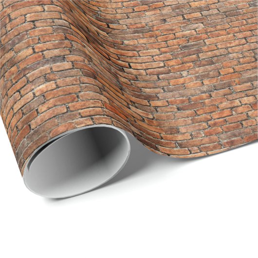 Ziegelmuster-Geschenkpapier Geschenkpapier (Rolleneckpunkt)