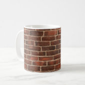 Ziegelmuster Kaffeetasse (Vorderseite Links)