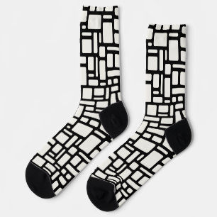 Ziegelmuster-Socken Socken