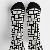 Ziegelmuster-Socken Socken (Oben)