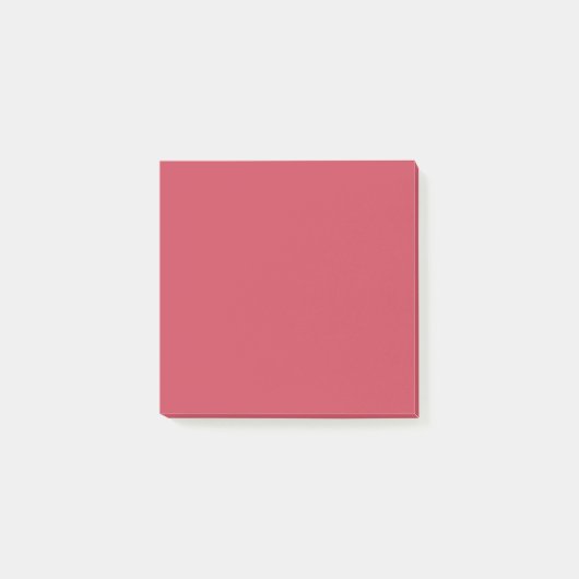 Ziegelrot (Vollfarbe) Post-it Klebezettel (Vorderseite)