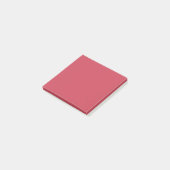 Ziegelrot (Vollfarbe) Post-it Klebezettel (angewinkelt)