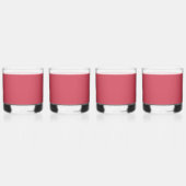 Ziegelrot (Vollfarbe) Whiskyglas (Hinten)