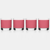 Ziegelrot (Vollfarbe) Whiskyglas (Links)