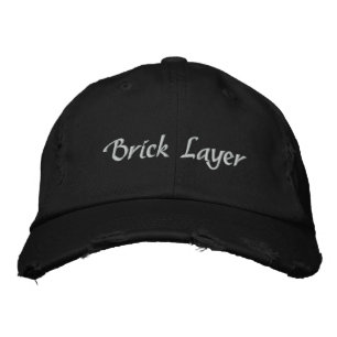 Ziegelschicht Bestickte Baseballkappe