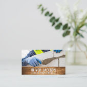 Ziegelschicht | Cement-Plastering Visitenkarte (Stehend Vorderseite)