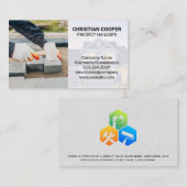 Ziegelschicht | Spazierweg Visitenkarte (Vorne/Hinten)