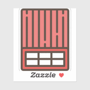 Ziegelstein Aufkleber