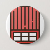 Ziegelstein Button (Vorderseite)